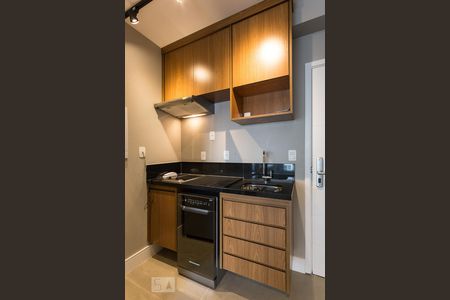 Cozinha de kitnet/studio para alugar com 1 quarto, 41m² em Brooklin Paulista, São Paulo