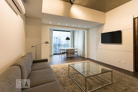 Sala de apartamento para alugar com 1 quarto, 69m² em Cidade Monções, São Paulo