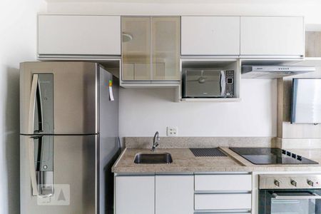 Cozinha de kitnet/studio para alugar com 1 quarto, 34m² em Santo Amaro, São Paulo