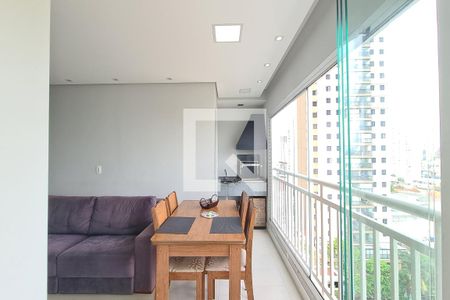 Varanda da Sala de apartamento para alugar com 2 quartos, 58m² em Vila Prudente, São Paulo