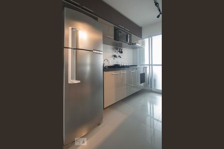 Cozinha de kitnet/studio à venda com 1 quarto, 48m² em Vila Gertrudes, São Paulo
