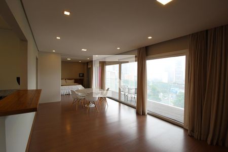 Sala de apartamento para alugar com 1 quarto, 90m² em Vila Olímpia, São Paulo