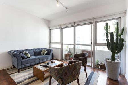 Sala de apartamento para alugar com 1 quarto, 72m² em Vila Olímpia, São Paulo