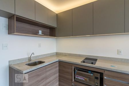 Cozinha de apartamento à venda com 1 quarto, 41m² em Barra Funda, São Paulo