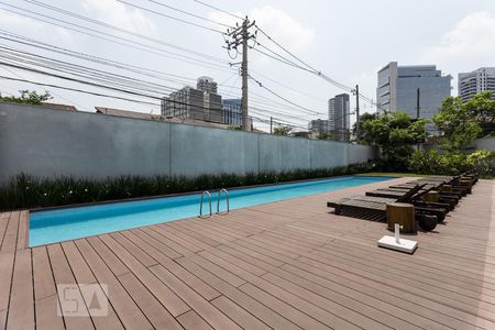 Piscina de apartamento para alugar com 1 quarto, 100m² em Vila Olímpia, São Paulo