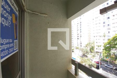 Varanda da Sala de apartamento para alugar com 1 quarto, 54m² em Cambuí, Campinas