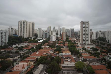 Vista de kitnet/studio à venda com 1 quarto, 41m² em Brooklin Paulista, São Paulo