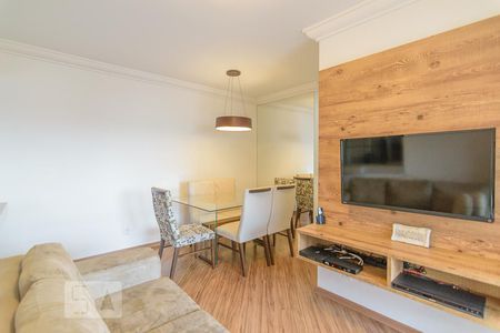 Sala de apartamento à venda com 2 quartos, 60m² em Vila Valparaíso, Santo André