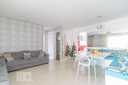 Sala de apartamento para alugar com 2 quartos, 83m² em Santa Paula, São Caetano do Sul