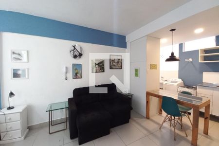 Sala de apartamento para alugar com 1 quarto, 38m² em Centro, Campinas