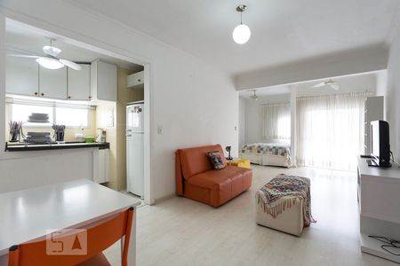 Sala de apartamento para alugar com 1 quarto, 46m² em Jardim Europa, São Paulo