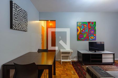 Sala de apartamento para alugar com 1 quarto, 48m² em Bela Vista, São Paulo