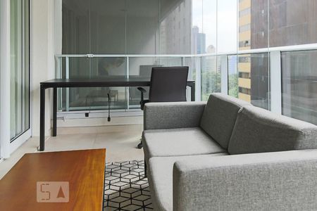 Varanda de kitnet/studio para alugar com 1 quarto, 35m² em Consolação, São Paulo