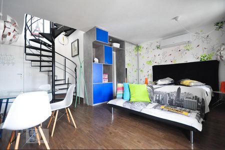 sala de apartamento para alugar com 1 quarto, 86m² em Jardim Leonor, São Paulo