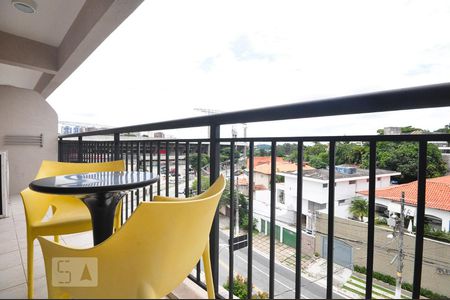 varanda de apartamento à venda com 1 quarto, 86m² em Jardim Leonor, São Paulo