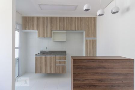 Cozinha de apartamento para alugar com 1 quarto, 32m² em Barra Funda, São Paulo