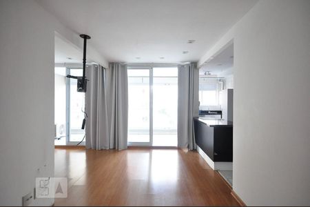 sala de apartamento à venda com 1 quarto, 50m² em Campo Belo, São Paulo