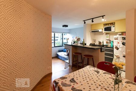 Sala de apartamento para alugar com 1 quarto, 48m² em Cidade Monções, São Paulo