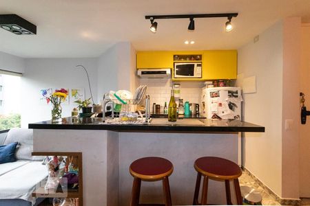 Cozinha de apartamento para alugar com 1 quarto, 48m² em Cidade Monções, São Paulo