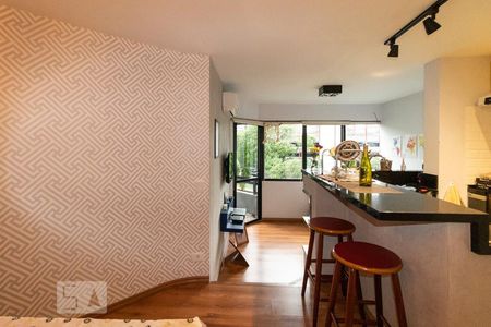 Sala de apartamento para alugar com 1 quarto, 48m² em Cidade Monções, São Paulo