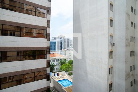 Vista da Sala/Quarto de kitnet/studio para alugar com 1 quarto, 35m² em Jardim Paulista, São Paulo