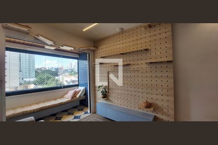 Sala de apartamento para alugar com 3 quartos, 80m² em Vila Valparaíso, Santo André