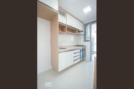 Cozinha de apartamento para alugar com 1 quarto, 53m² em Santo Amaro, São Paulo