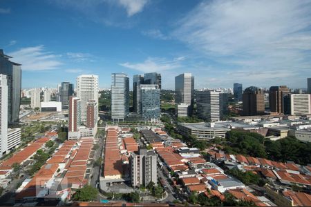 Vista de apartamento para alugar com 1 quarto, 53m² em Santo Amaro, São Paulo