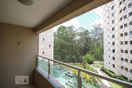 Varanda da Sala de apartamento à venda com 2 quartos, 64m² em Paraíso do Morumbi, São Paulo