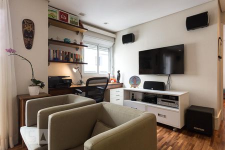 Sala de apartamento para alugar com 1 quarto, 60m² em Vila Nova Conceição, São Paulo