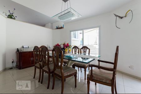 Sala de jantar de casa de condomínio para alugar com 4 quartos, 495m² em Alphaville Residencial Um, Barueri