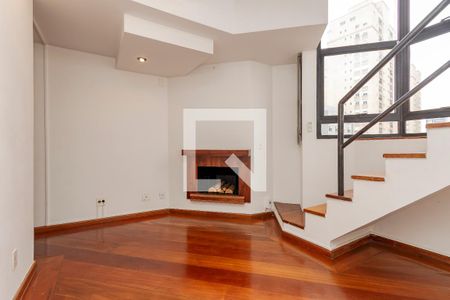 Sala de apartamento para alugar com 1 quarto, 56m² em Brooklin Paulista, São Paulo