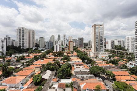 Vista de kitnet/studio para alugar com 1 quarto, 41m² em Brooklin Paulista, São Paulo