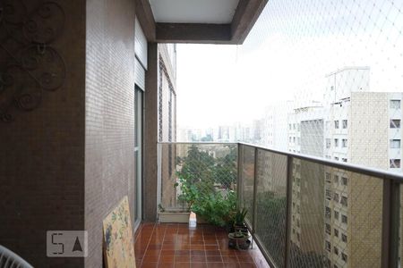 Varanda da Sala de apartamento para alugar com 3 quartos, 140m² em Perdizes, São Paulo