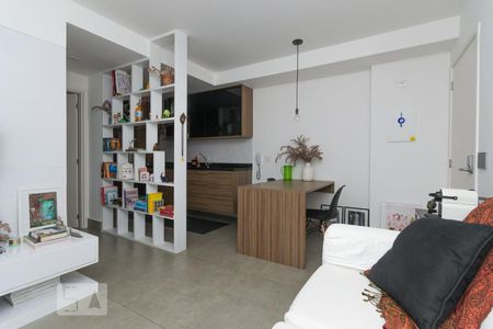 Sala de apartamento à venda com 1 quarto, 46m² em Pinheiros, São Paulo