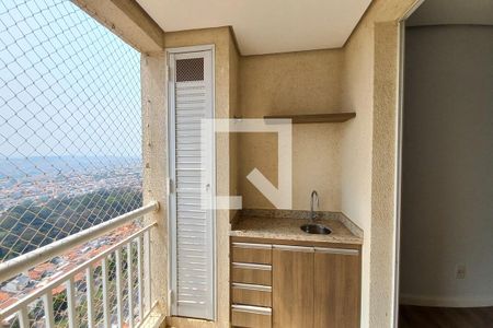 Varanda da Sala de apartamento para alugar com 3 quartos, 80m² em Ponte Preta, Campinas