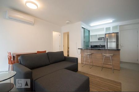 Sala de apartamento à venda com 1 quarto, 61m² em Brooklin Paulista, São Paulo