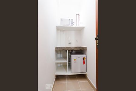 Cozinha de kitnet/studio à venda com 1 quarto, 16m² em Vila Lídia, Campinas