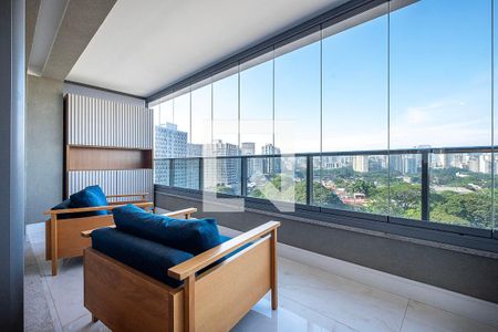 Varanda de kitnet/studio para alugar com 1 quarto, 46m² em Pinheiros, São Paulo