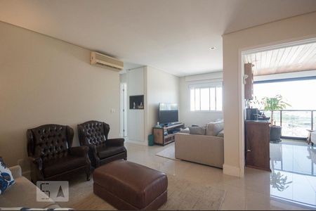 Sala de apartamento para alugar com 1 quarto, 84m² em Jardim Caravelas, São Paulo