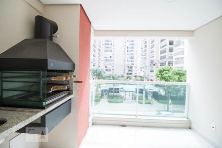 Varanda Gourmet  de apartamento à venda com 2 quartos, 78m² em Campestre, Santo André
