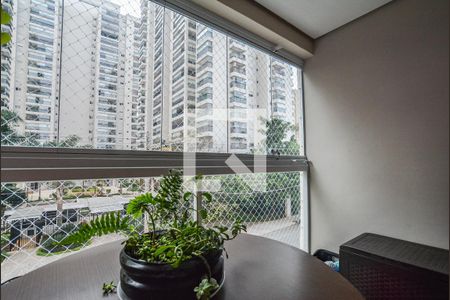 Varanda gourmet de apartamento à venda com 2 quartos, 78m² em Campestre, Santo André