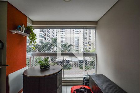 Varanda gourmet de apartamento à venda com 2 quartos, 78m² em Campestre, Santo André