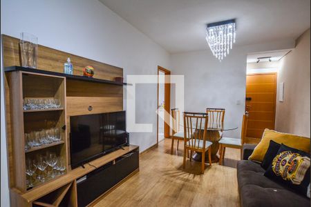 Sala de apartamento para alugar com 2 quartos, 78m² em Campestre, Santo André