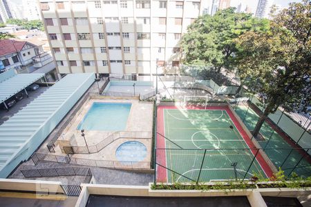 Sala (Vista Área de Lazer) de apartamento para alugar com 3 quartos, 94m² em Vila Clementino, São Paulo