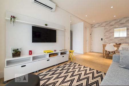 Sala de apartamento para alugar com 1 quarto, 49m² em Alphaville Industrial, Barueri