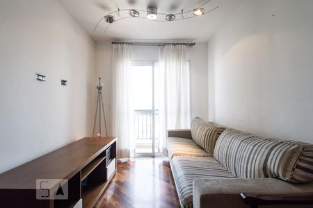 Sala de apartamento à venda com 2 quartos, 70m² em Vila Valparaíso, Santo André