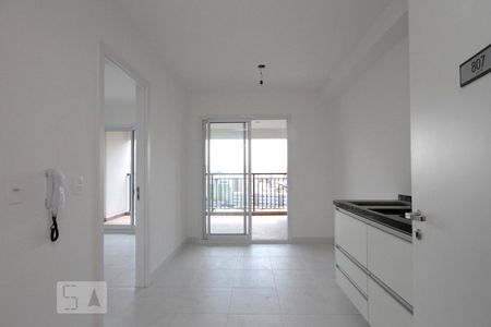 Sala / Cozinha de apartamento para alugar com 1 quarto, 35m² em Campos Elíseos, São Paulo