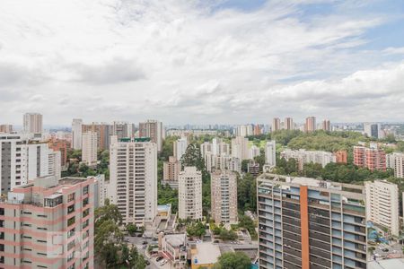 Vista da varanda de apartamento à venda com 4 quartos, 250m² em Vila Andrade, São Paulo