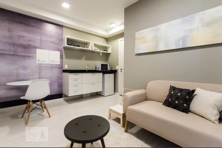 Sala de apartamento à venda com 1 quarto, 36m² em Barra Funda, São Paulo